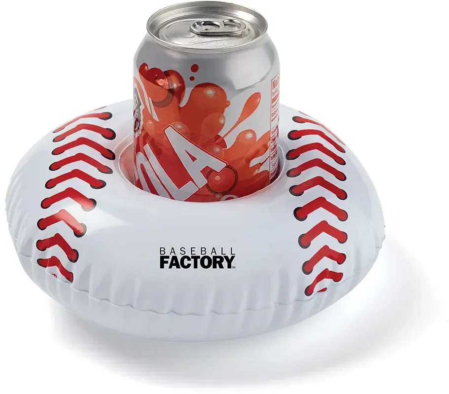 Inflatable 7" Baseball Floating Coaster