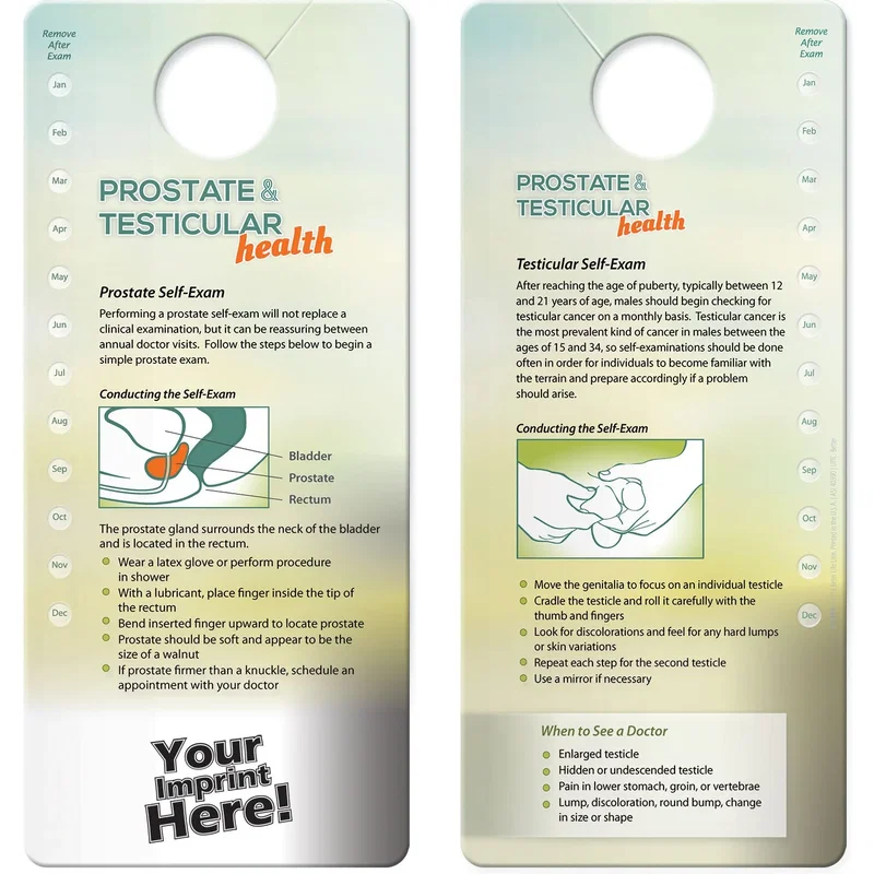 Informational Shower Card waterproof double-sided guide hanging in shower
