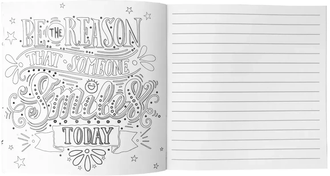 Inspirational Coloring Book & 8 Color Pencil Set — view 2