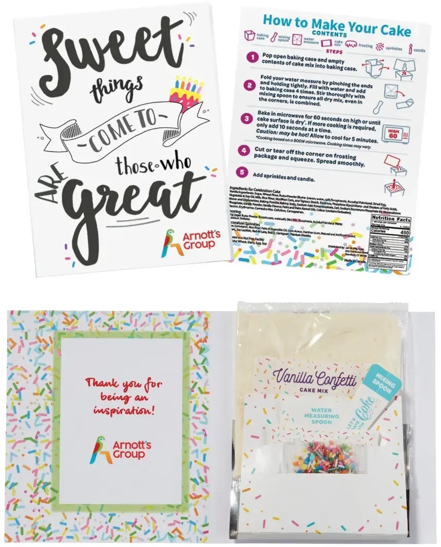 Instacake Appreciation Cake in a Card — view 2