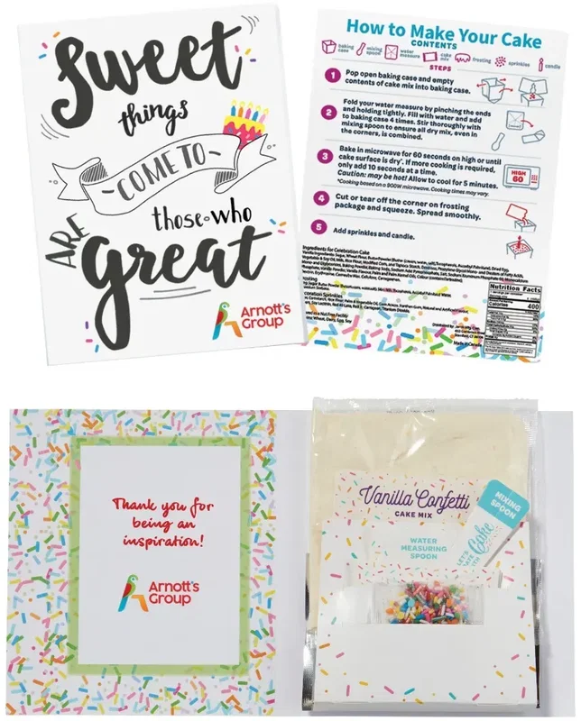 Instacake Appreciation Cake in a Card — view 2