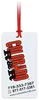 Instalam Peel and Seal Vinyl Luggage Tag in White