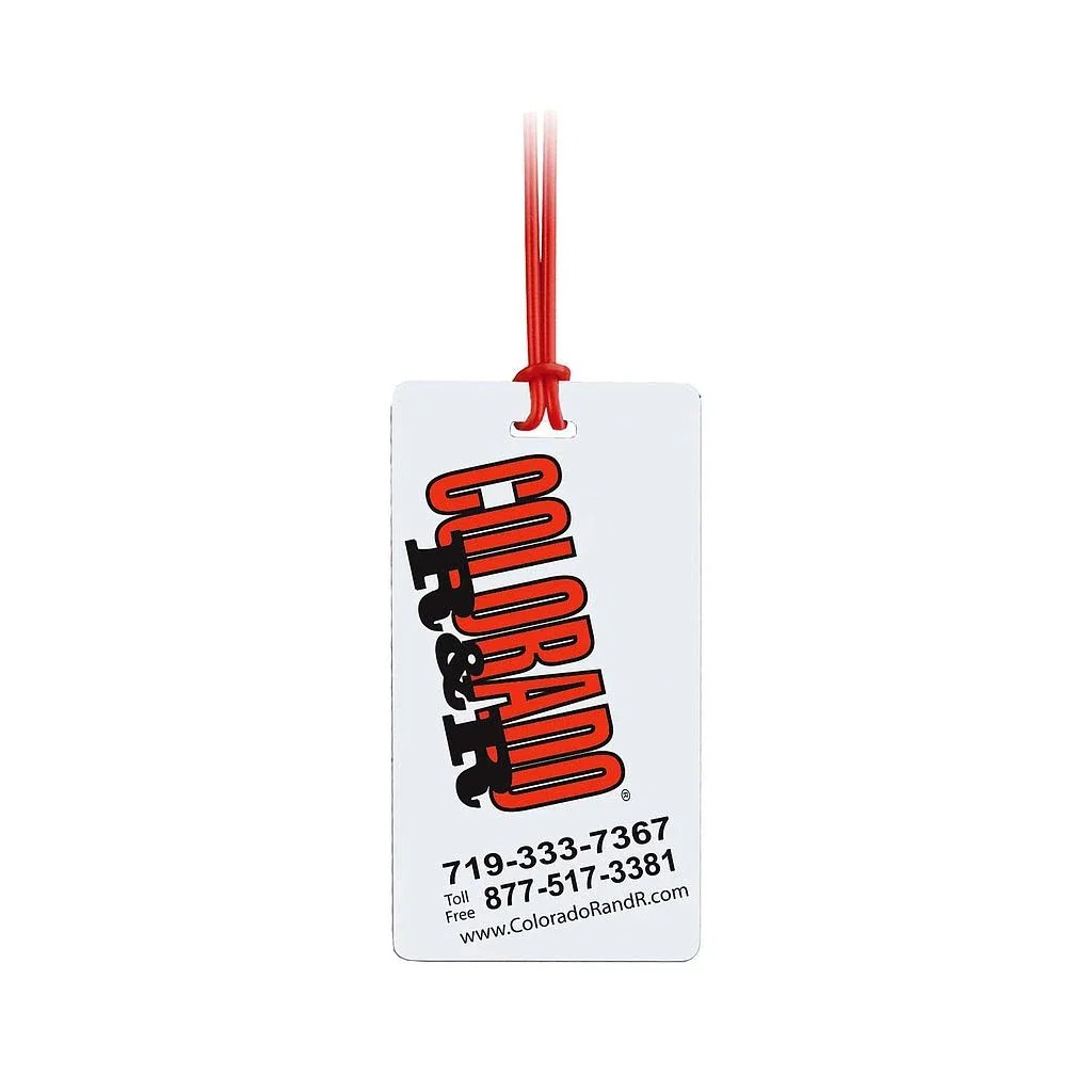 Instalam Self Laminating Tag — White — view 2