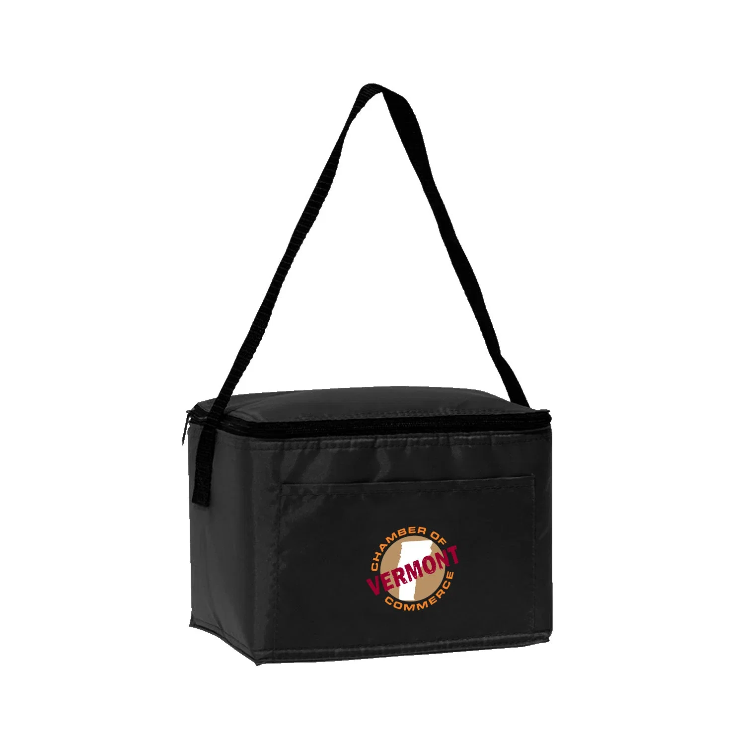 Insulated 6 Pack Cooler — Black — view 3