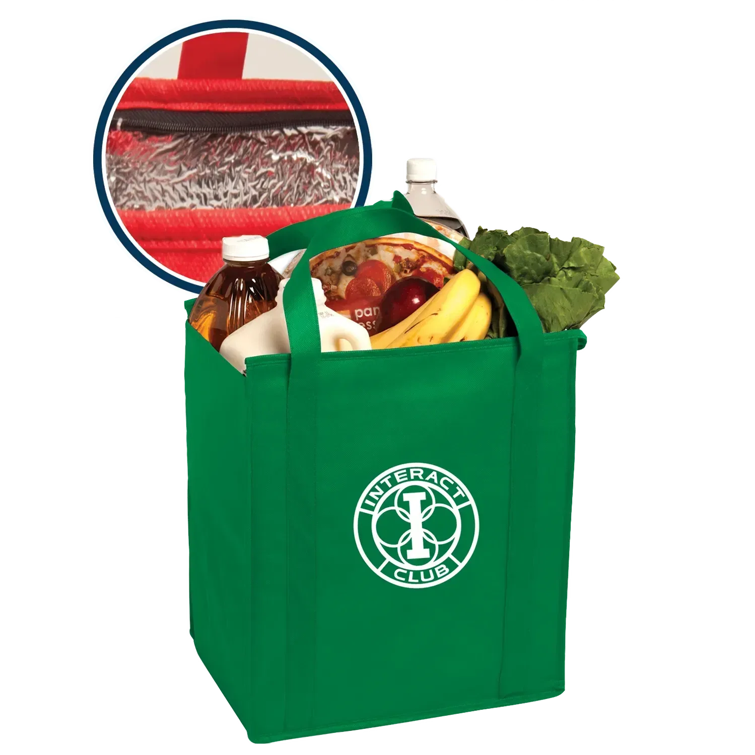 Custom Insulated Large Non-Woven Grocery Tote