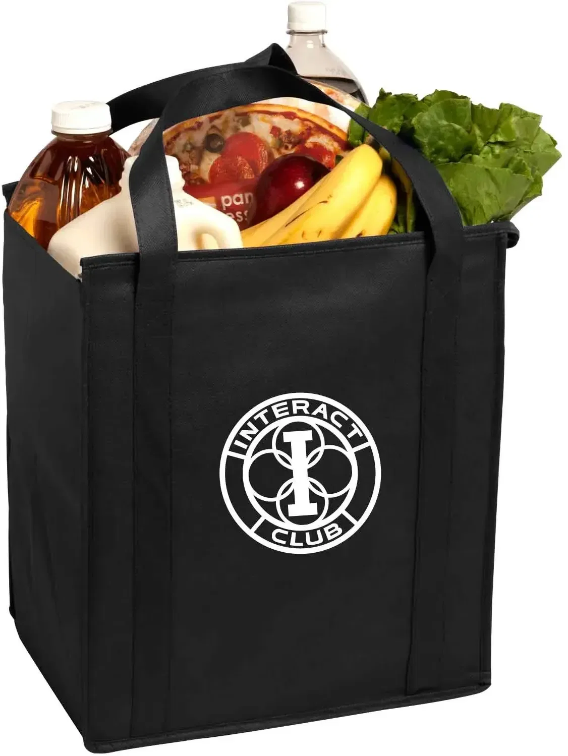 Custom Insulated Large Non-Woven Grocery Tote — view 2