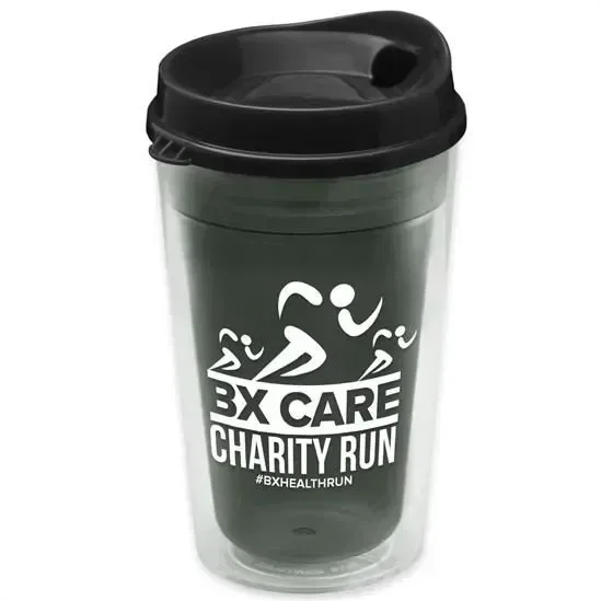 Insulated Transparent Tumbler with Sip Lid (16 oz.) — view 11