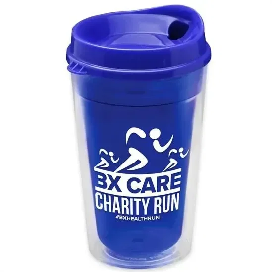 Insulated Transparent Tumbler with Sip Lid (16 oz.) — view 12