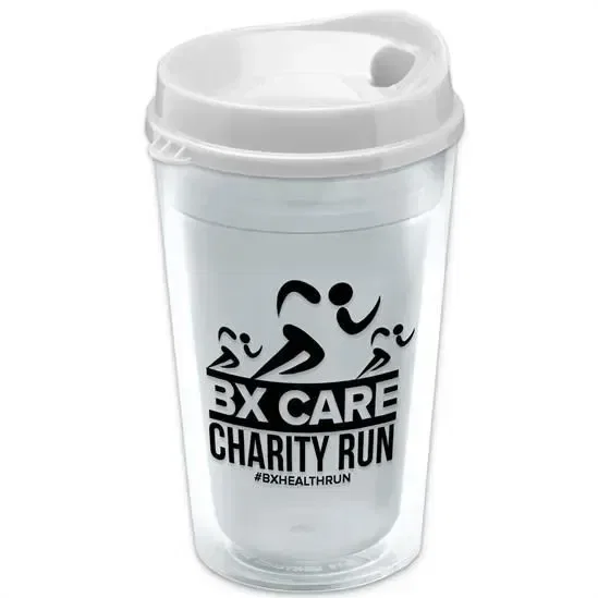 Insulated Transparent Tumbler with Sip Lid (16 oz.) — view 3