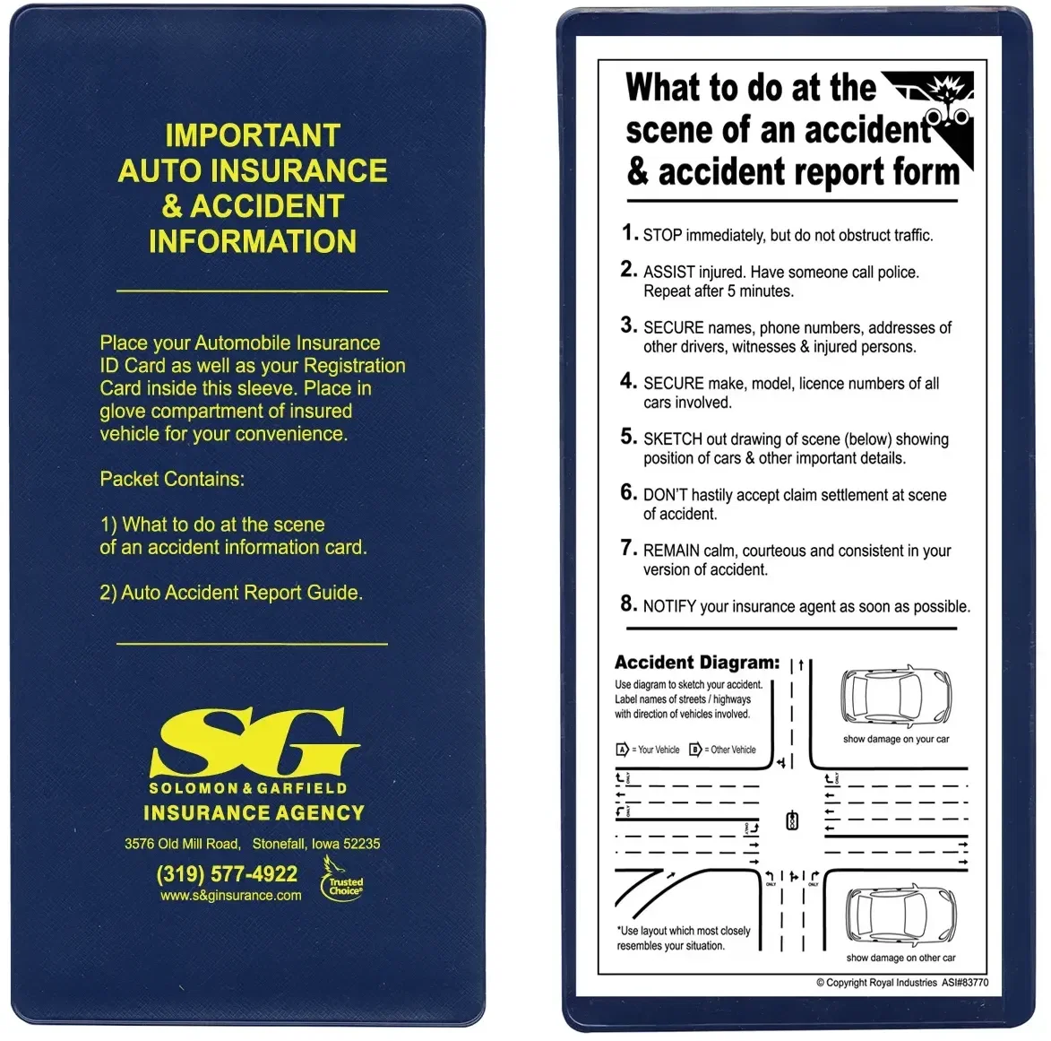 Customized Logo Insurance Card Holder Kit — view 2