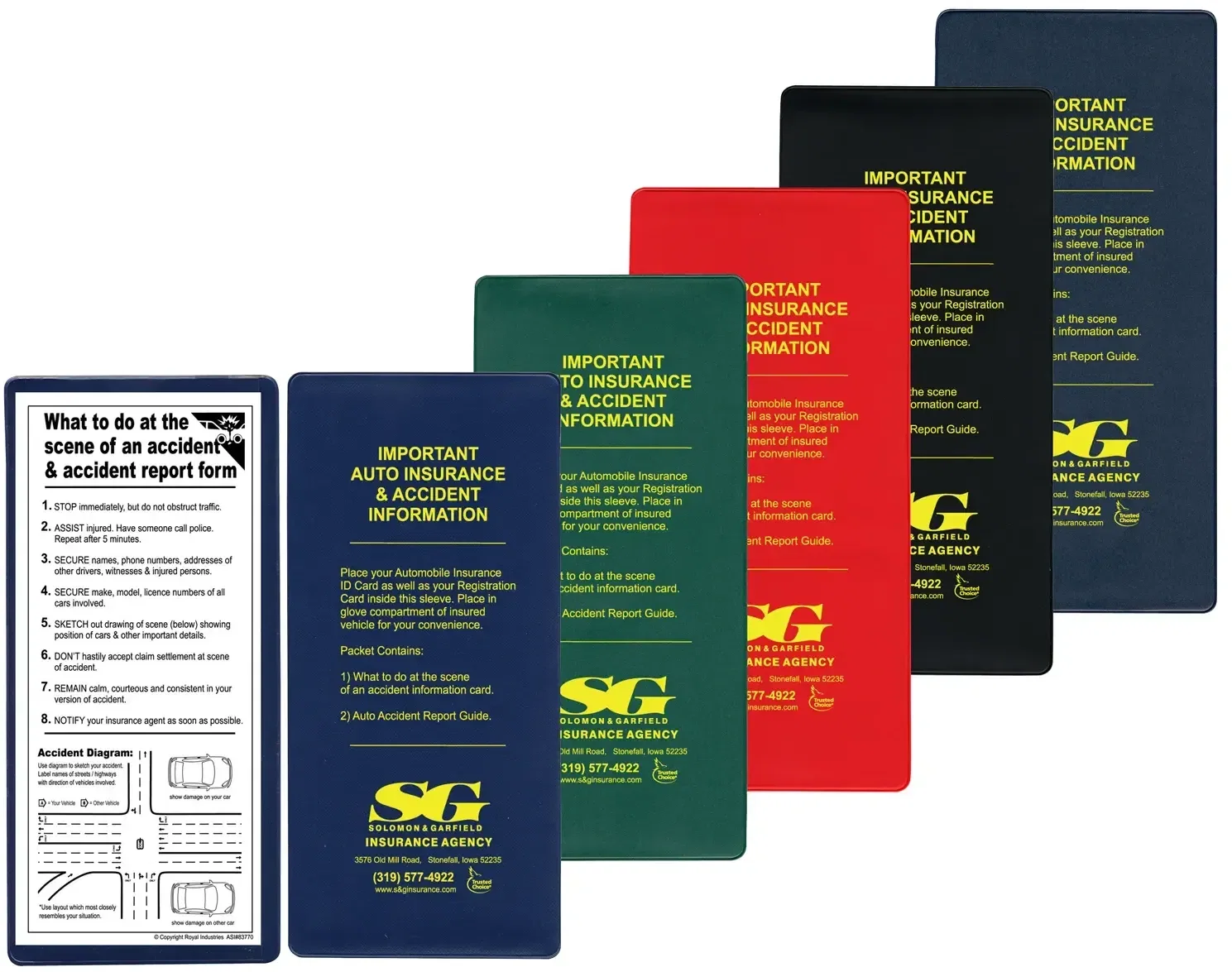 Customized Logo Insurance Card Holder Kit — view 3