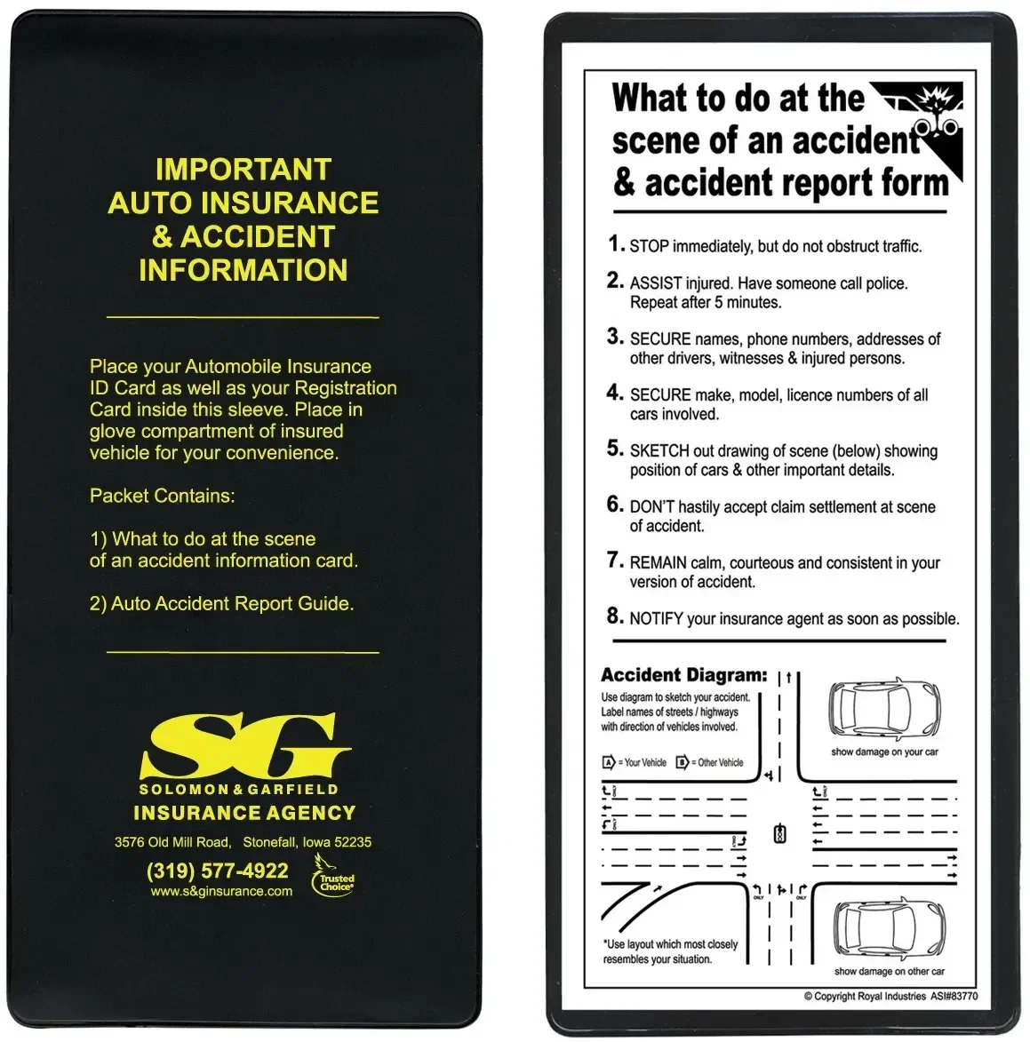 Customized Logo Insurance Card Holder Kit — view 4