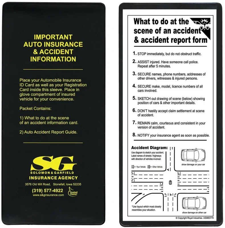 Customized Logo Insurance Card Holder Kit — view 4