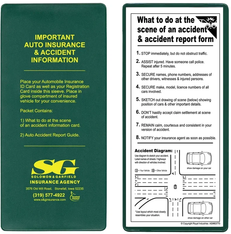 Customized Logo Insurance Card Holder Kit — view 5