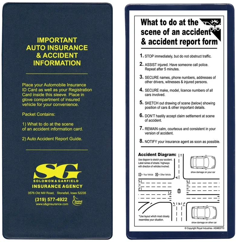 Customized Logo Insurance Card Holder Kit — view 6