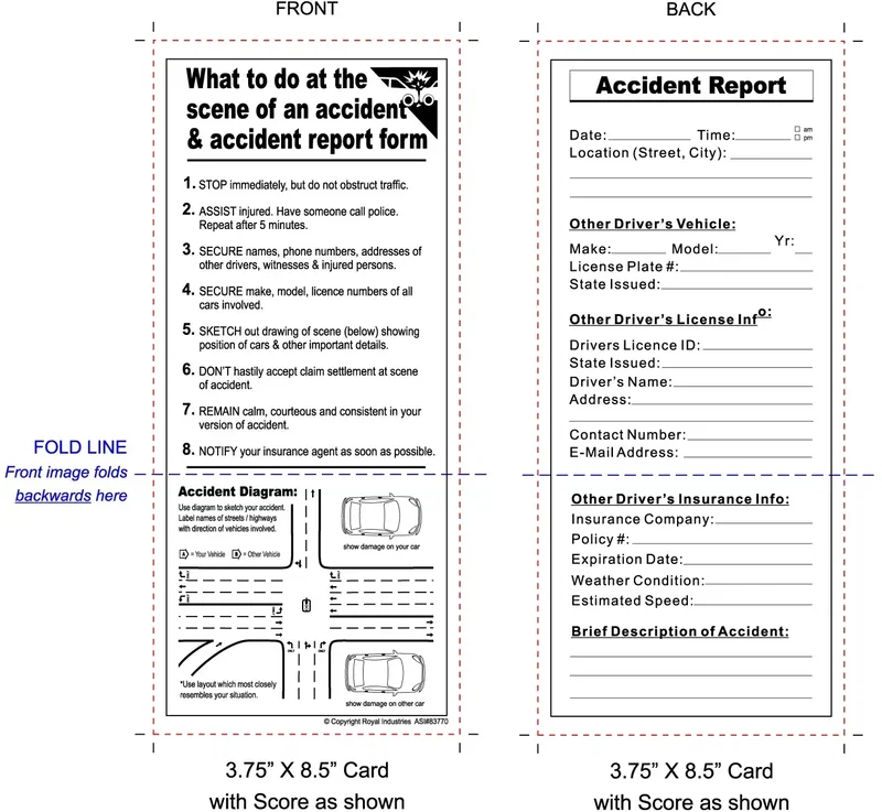 Customized Logo Insurance Card Holder Kit — view 7