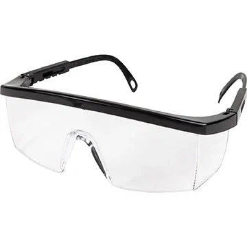 Integra Safety Glasses with clear lenses and adjustable temples, ANSI Z87.1 approved eye protection