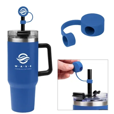Straw topper kit paired with the tall tumbler