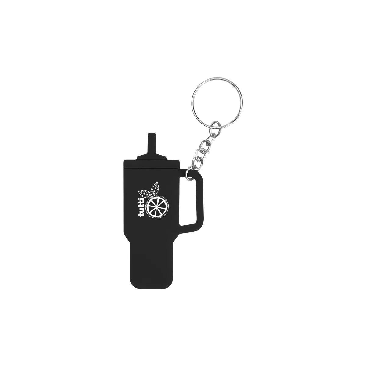 Split ring attached through the top of the charm
