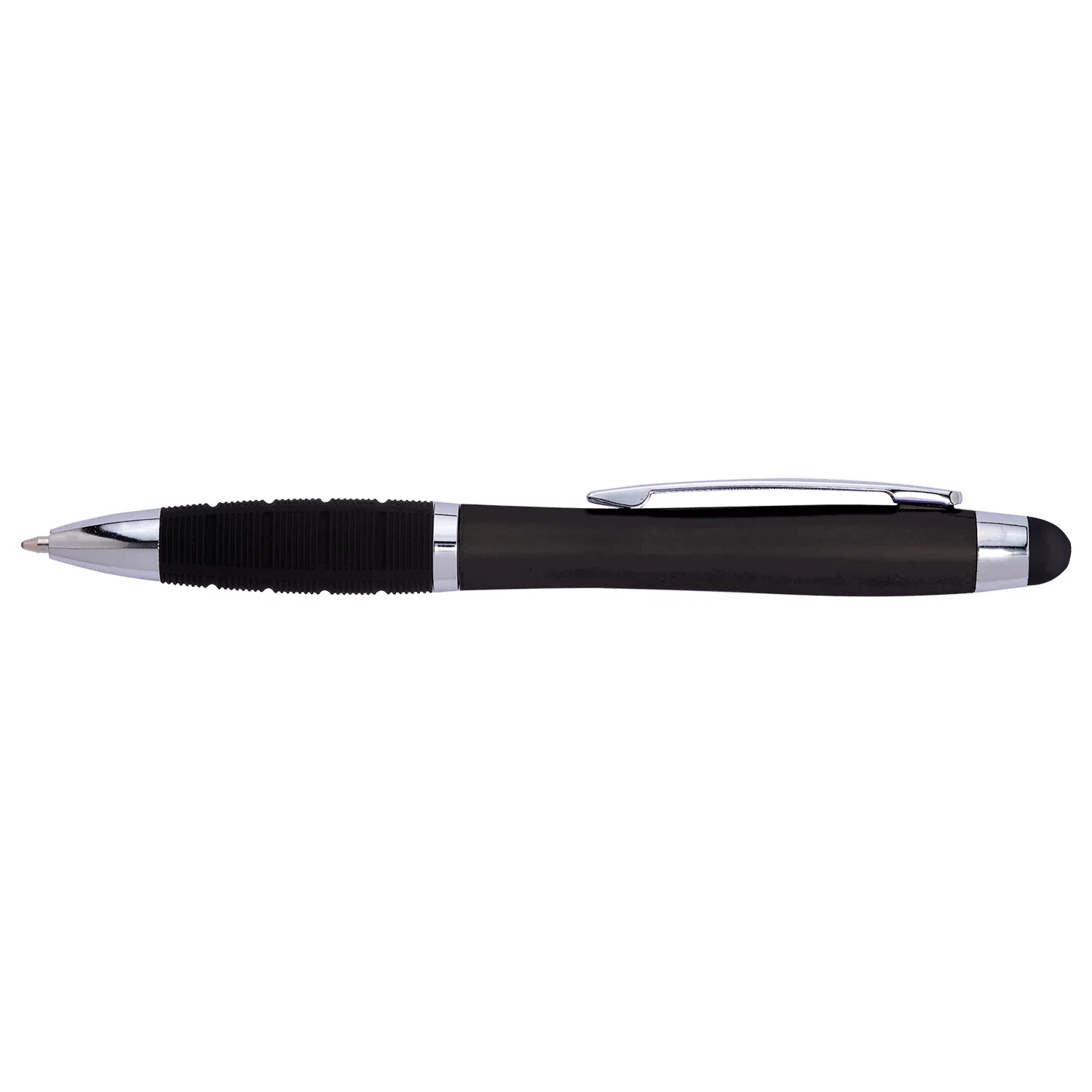 Inumbrate Light-Up Twist Stylus Pen. Light-up twist stylus pen with glowing logo for night events, view 2