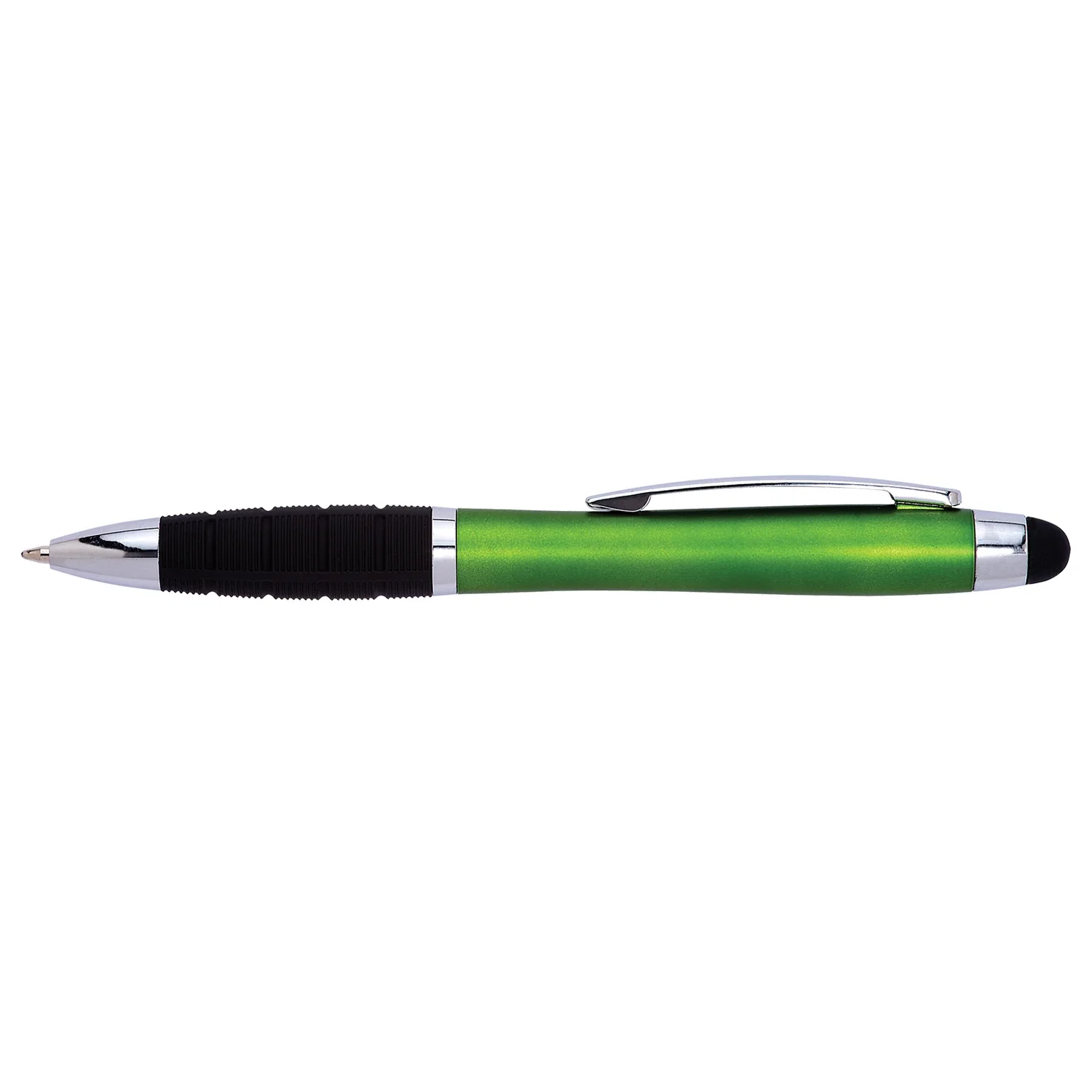 Inumbrate Light-Up Twist Stylus Pen. Light-up twist stylus pen with glowing logo for night events, view 3