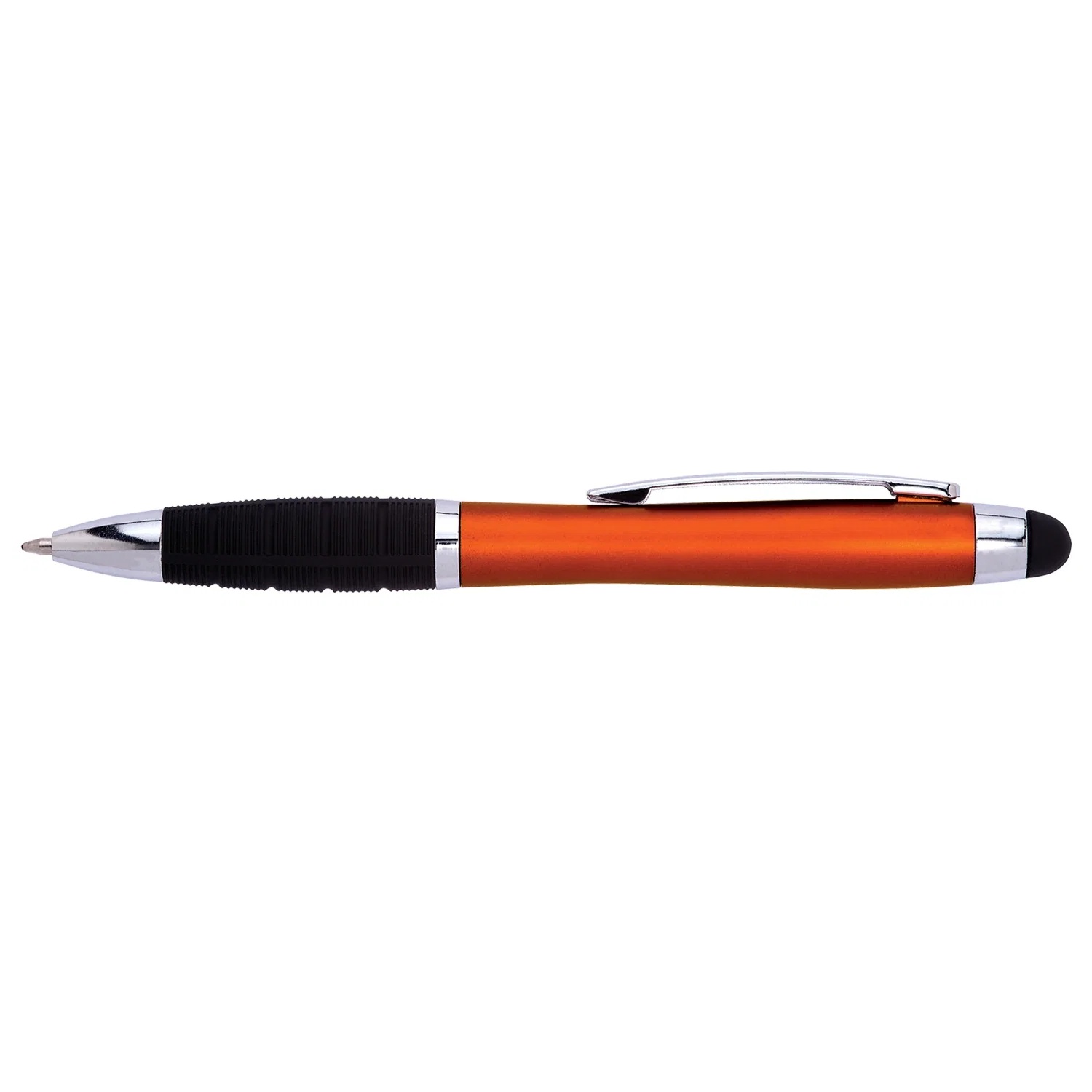 Inumbrate Light-Up Twist Stylus Pen. Light-up twist stylus pen with glowing logo for night events, view 4