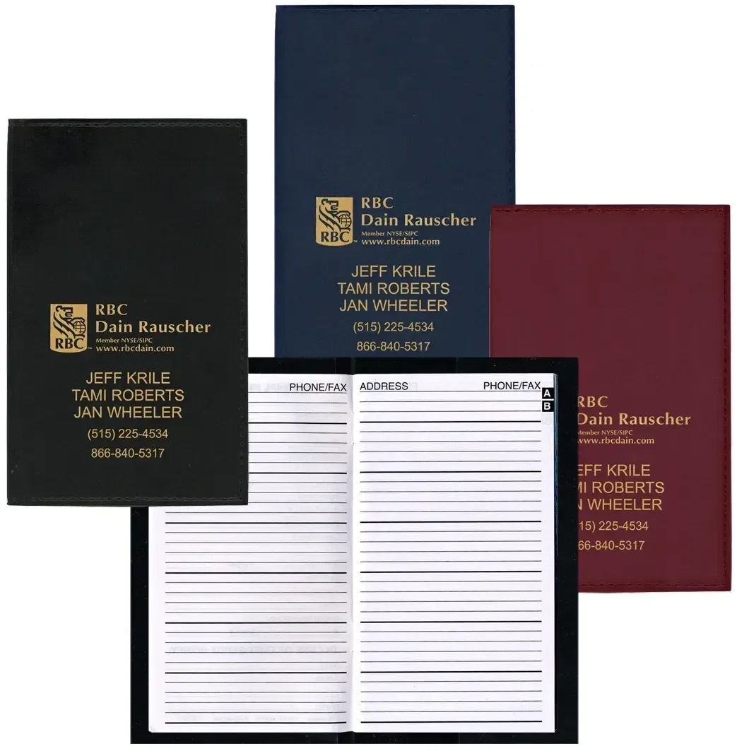Custom Branded Ireland Soft Cover Designer Address Book — view 3