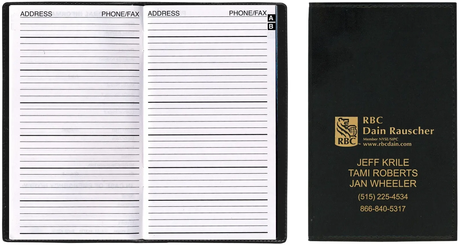 Custom Branded Ireland Soft Cover Designer Address Book — view 4