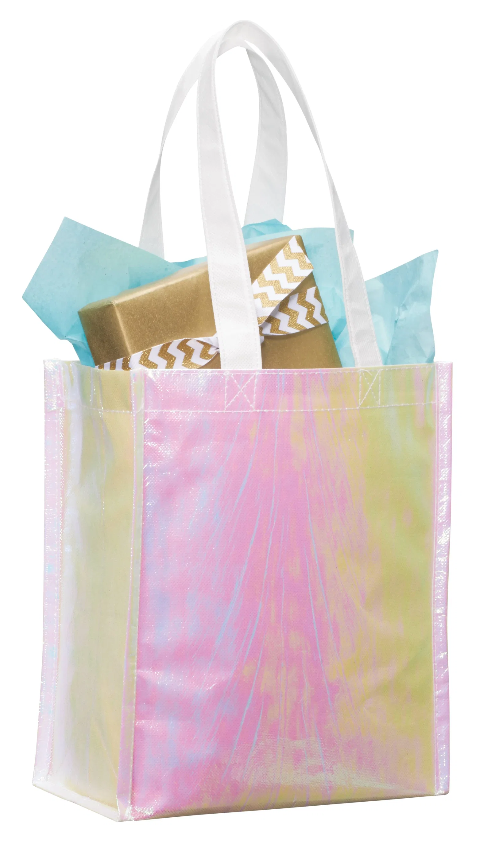 Custom Iridescent Non-Woven Tote Bag — view 10