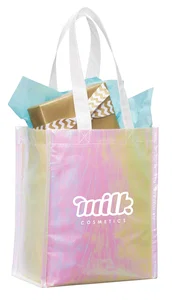 Iridescent Non-Woven Tote Bag