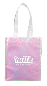 Iridescent Non-Woven Tote Bag