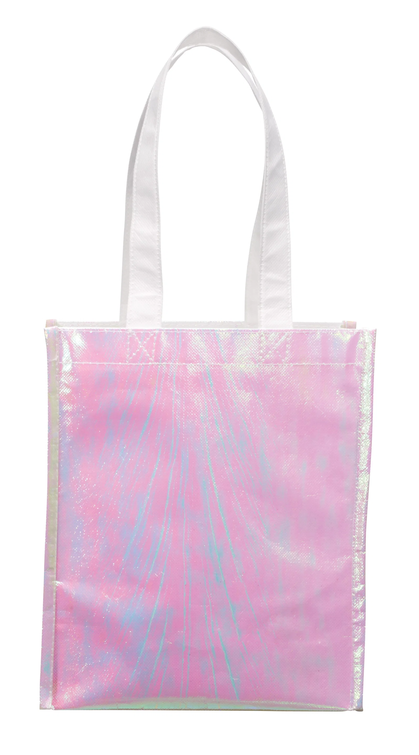Custom Iridescent Non-Woven Tote Bag — view 8