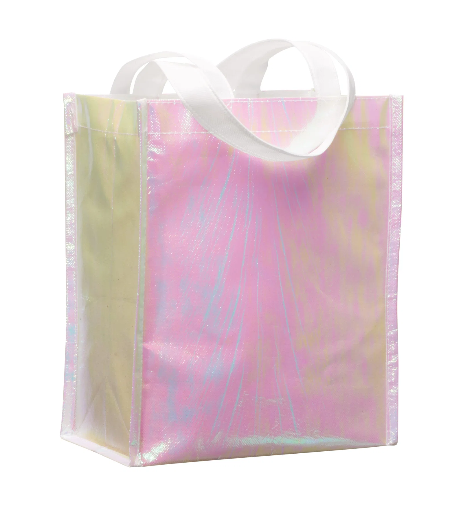 Custom Iridescent Non-Woven Tote Bag — view 9