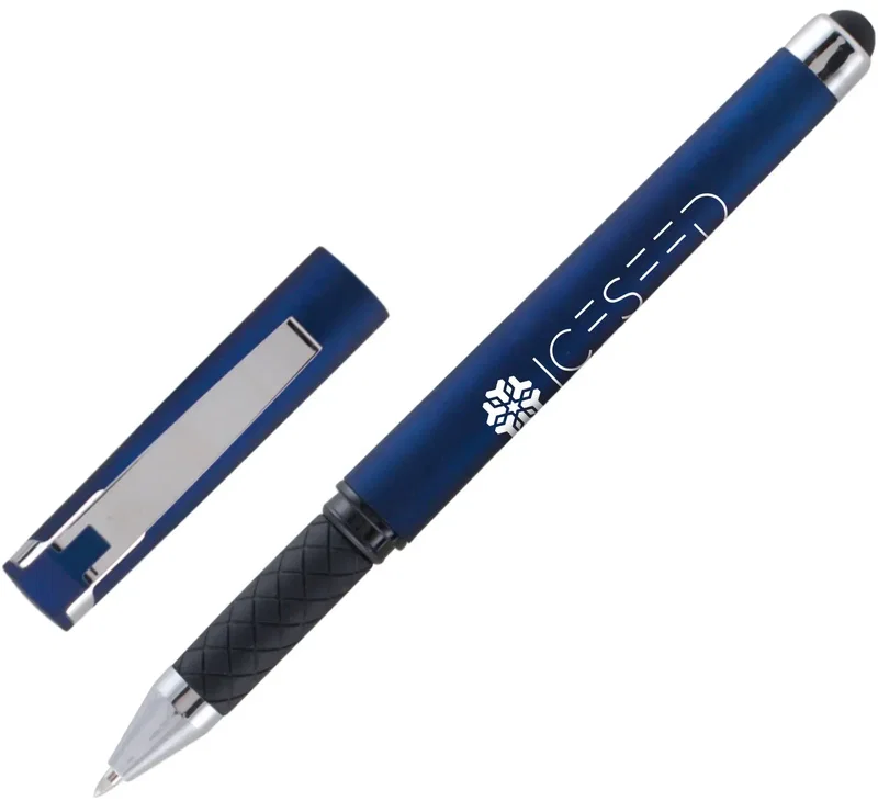 Islander Soft-Touch Rubber Gel Pen with Stylus — view 6