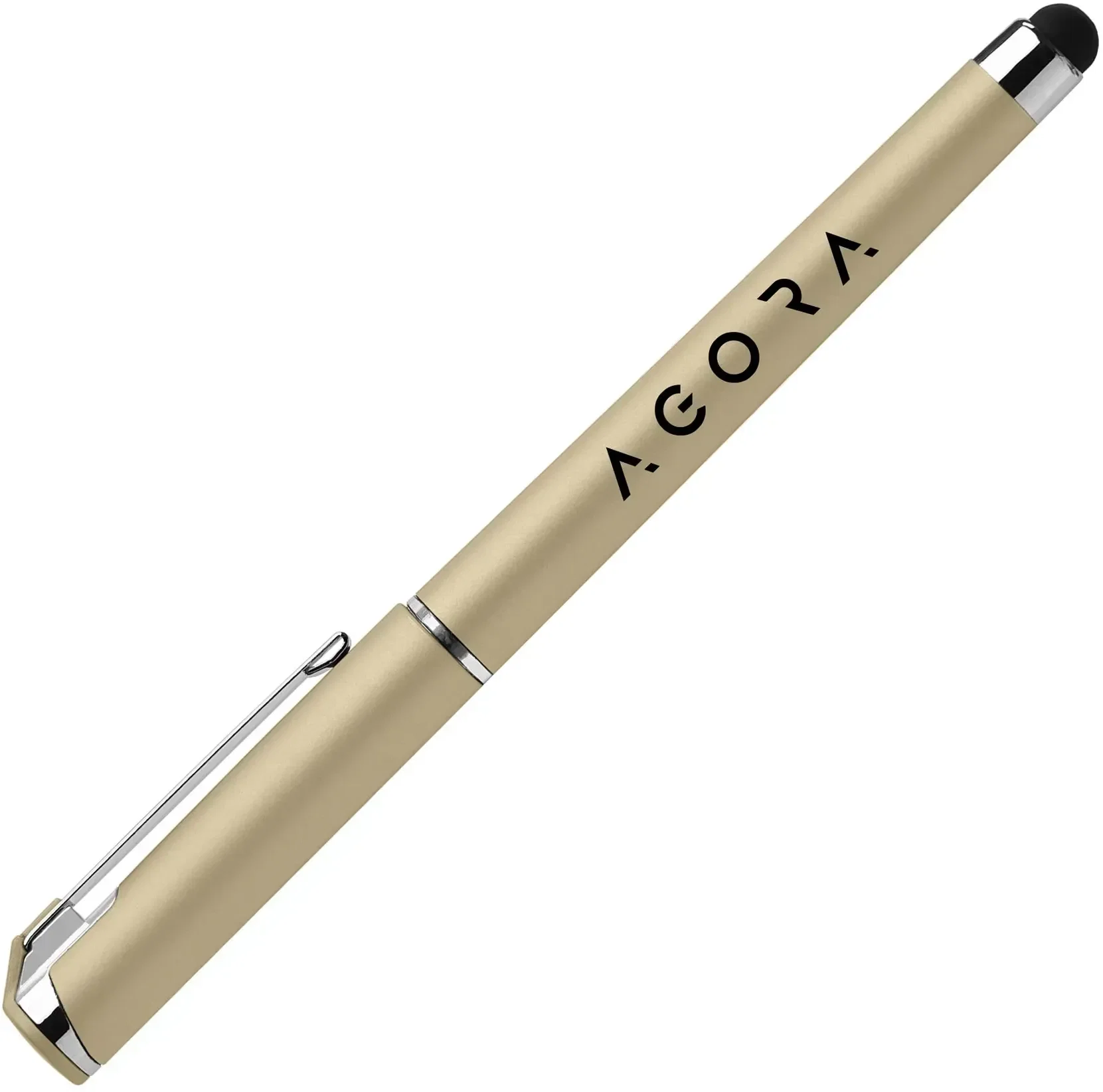 Islander Softy Metallic Gel Pen w/ Stylus — view 2
