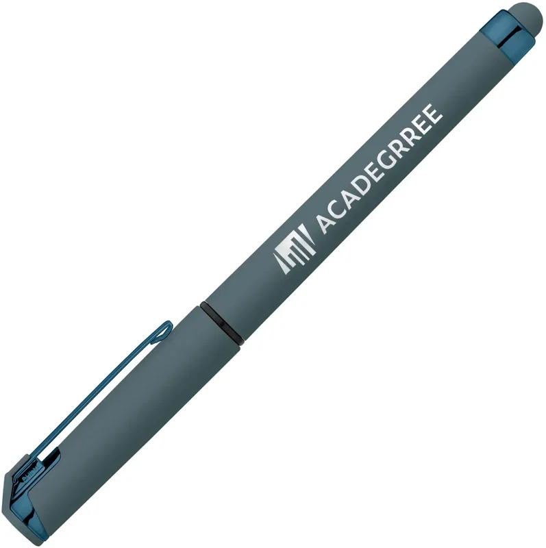 Islander Softy Monochrome Metallic Stylus Gel Pen — view 3