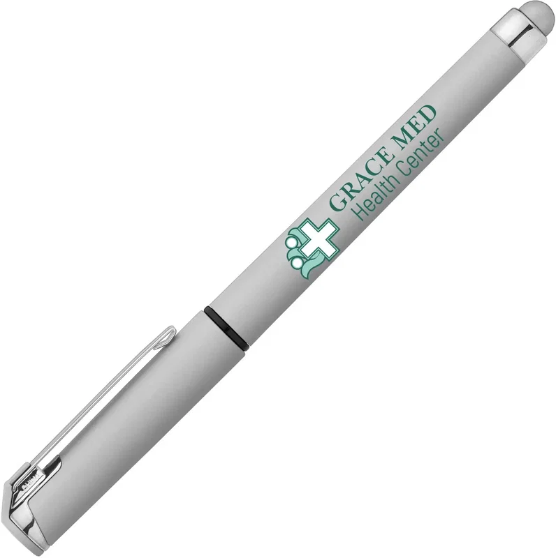 Islander Softy Monochrome Metallic Stylus Gel Pen — view 5