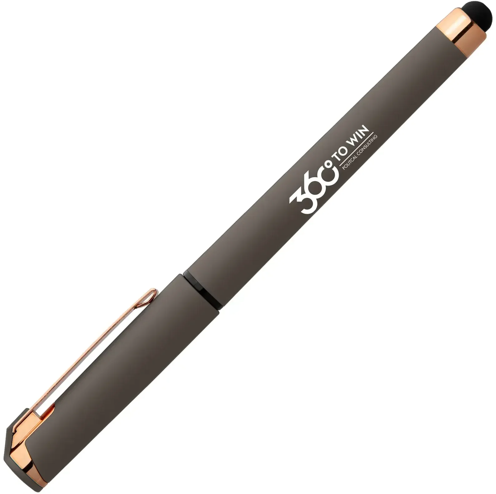 Islander Softy Rose Gold Gel Pen w/ Stylus — view 4