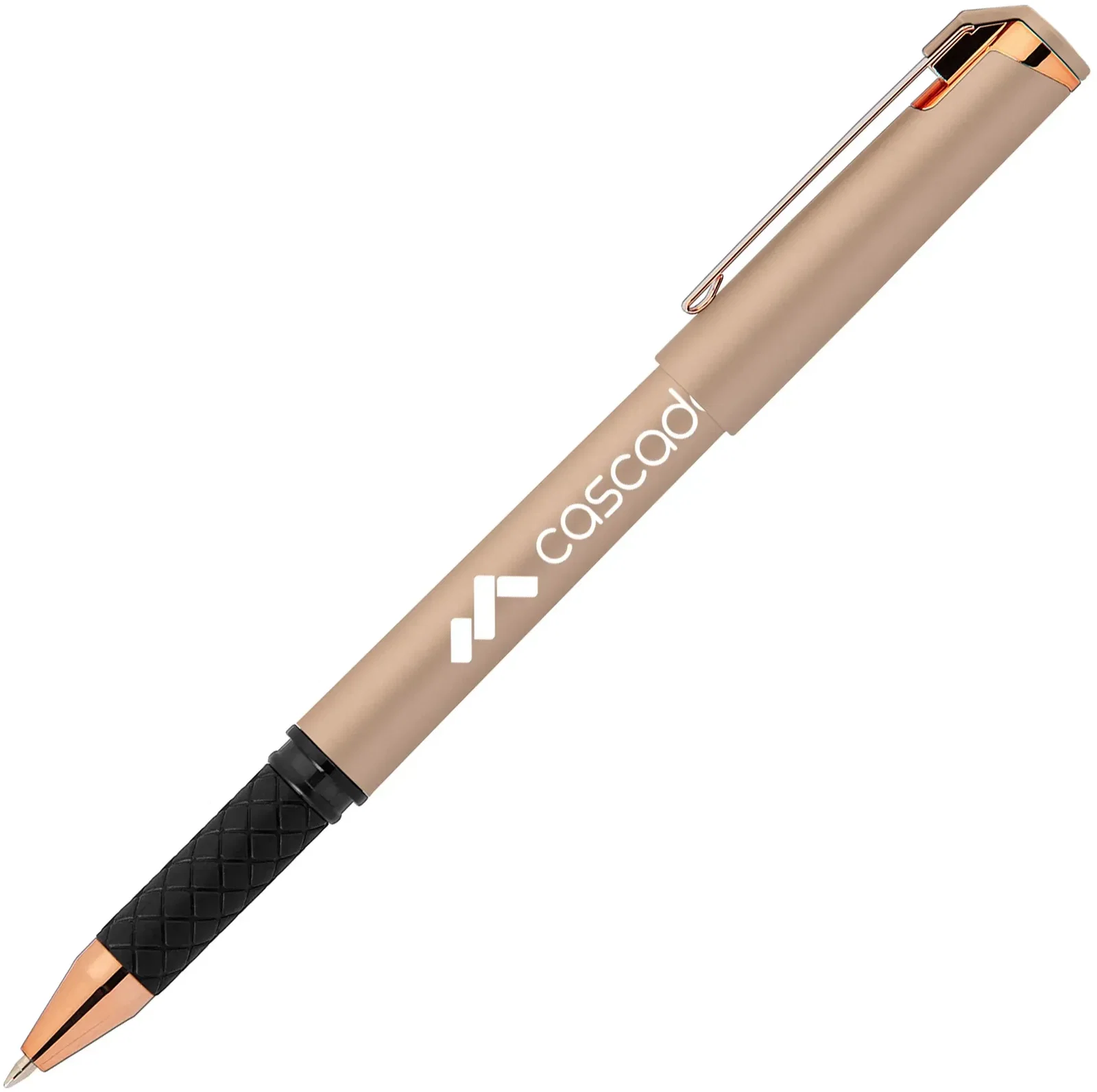 Islander Softy Rose Gold Metallic Designer Gel Pen w/ Stylus — view 2