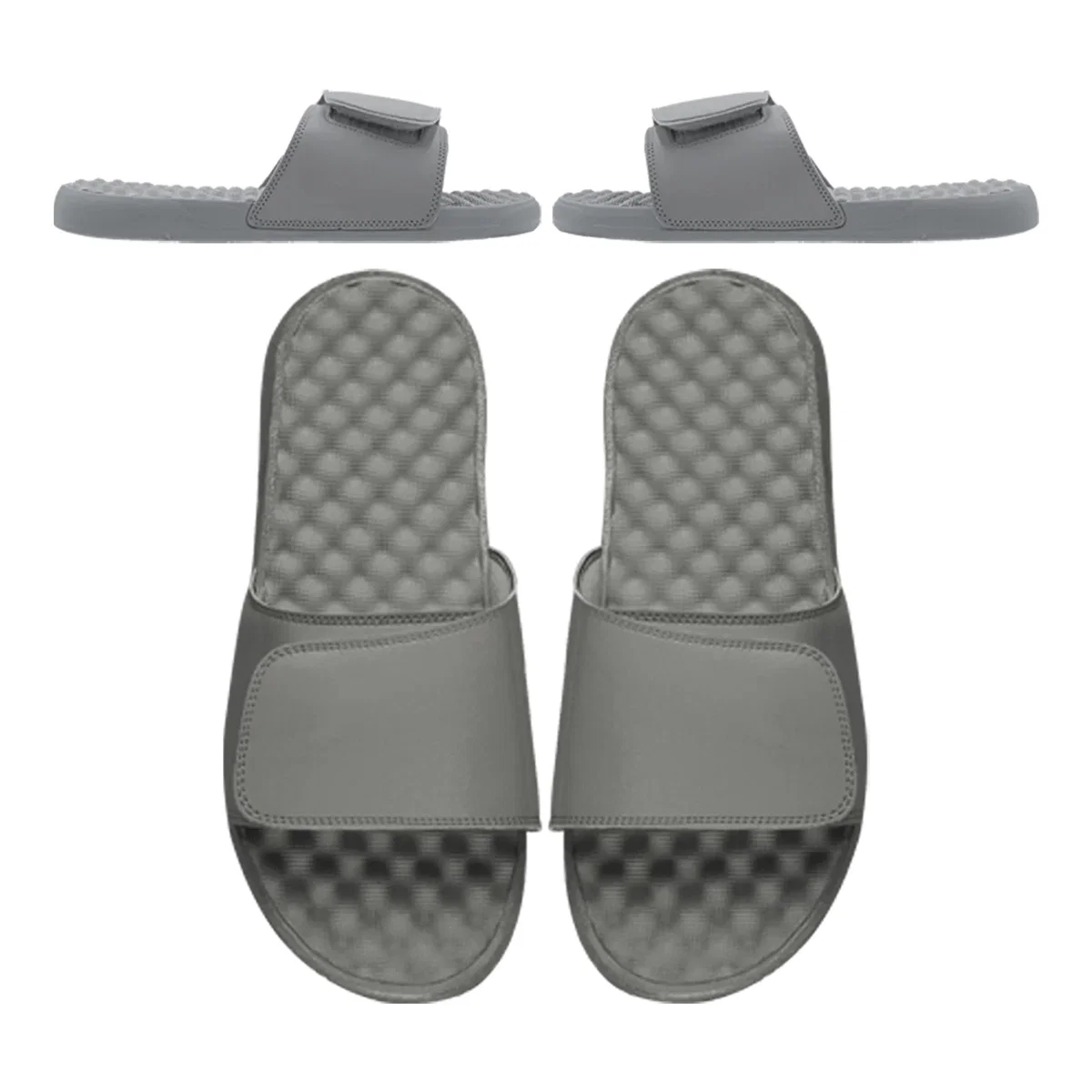 Wide strap across the top of the footbed