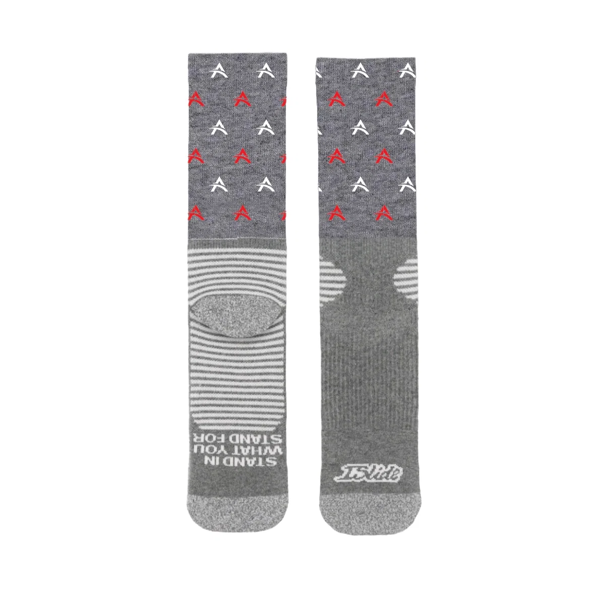Gray option worn with a pair of sneakers