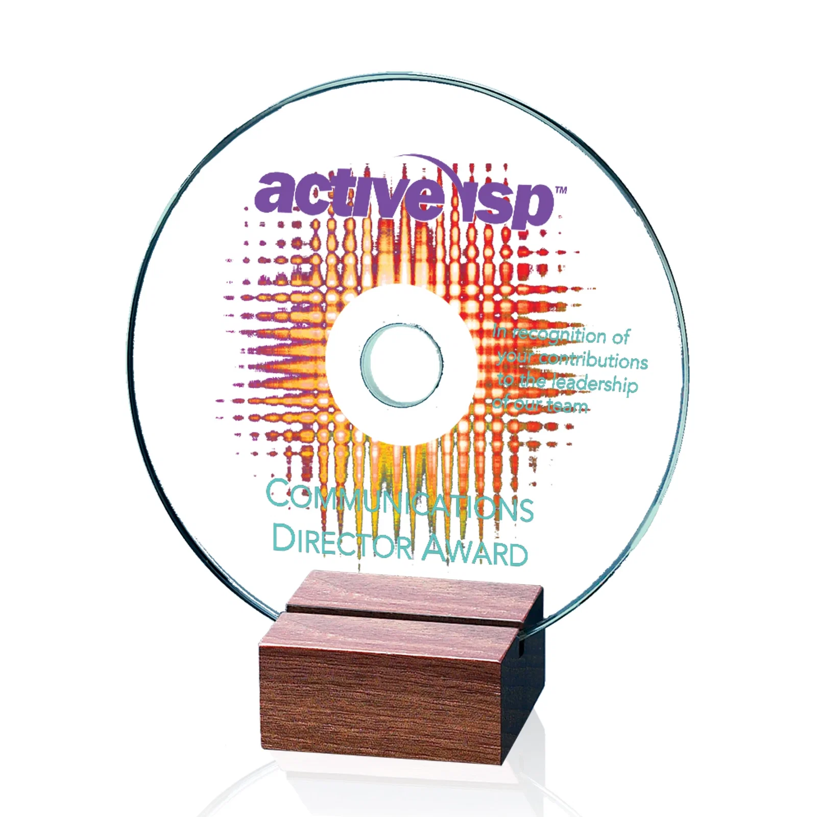Customize Glass & Wood CD Award — view 3