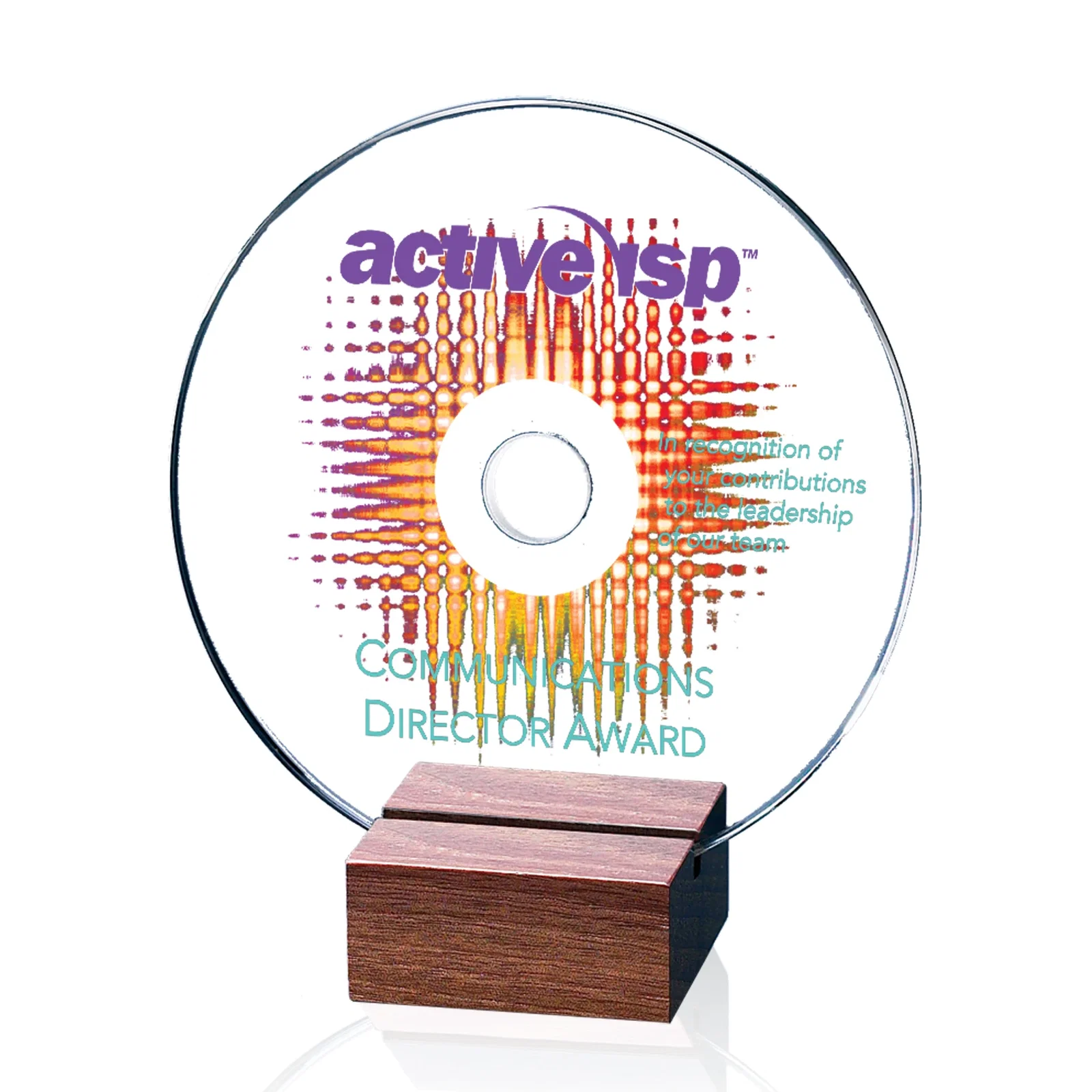 Customize Glass & Wood CD Award — view 4
