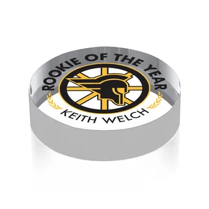 Custom Clear Hockey Puck Award for Teams
