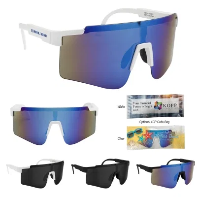 Blue lens version angled toward the camera