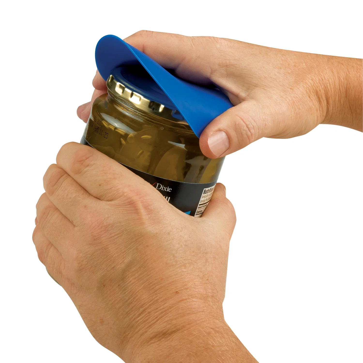 Silicone Grip Jar Opener in use
