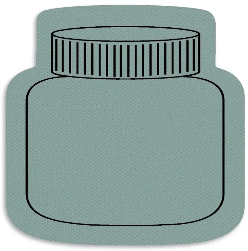 Jar or Bottle Jar Opener. Cross-shaped rubber jar opener for healthcare and senior outreach giveaways, view 7