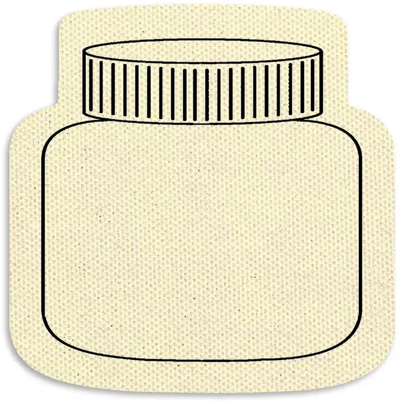 Jar or Bottle Jar Opener. Cross-shaped rubber jar opener for healthcare and senior outreach giveaways, view 8