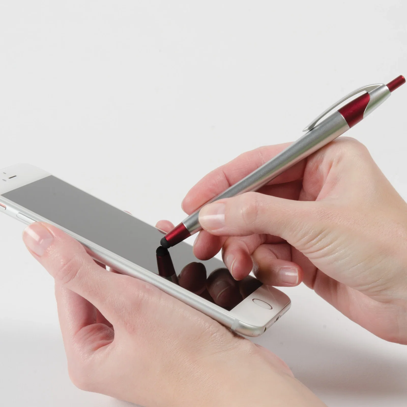 Javalina™ Chrome Stylus Pen (Pat #D709,949) — view 2