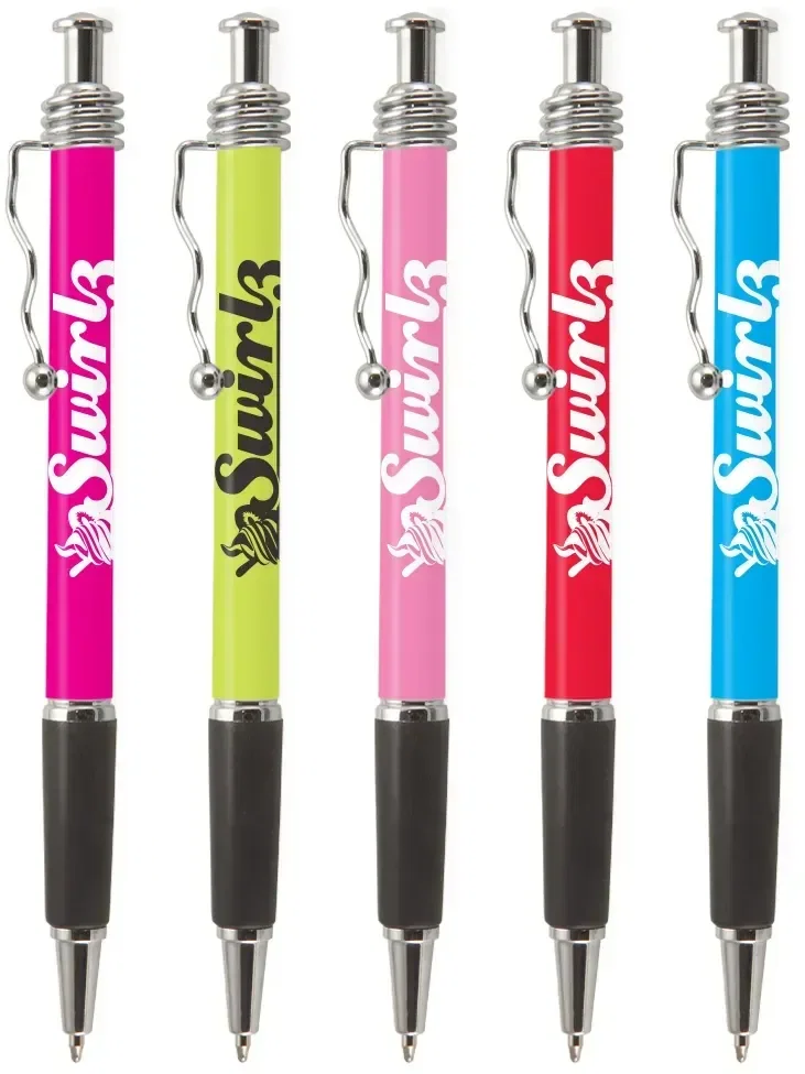 Customized Jazz Chrome Pen (Black or Blue Ink) — view 3